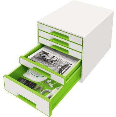 LEITZ Schubladenbox Leitz WOW CUBE 5 Schubladen DIN A4