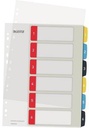 LEITZ Zahlenregister Leitz Cosy DIN A4 Überbreite 1-5