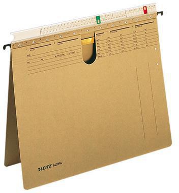 [9199125571] LEITZ Hängehefter Leitz ALPHA® DIN A4 250g/m² Karton braun