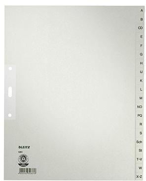 LEITZ A-Z Register Leitz DIN A4 Überbreite Tauenpapier