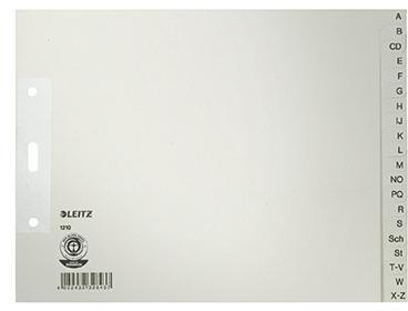 [9199125714] LEITZ A-Z Register Leitz DIN A4 Überbreite Tauenpapier