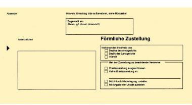 [9199125925] RNK VERLAG Zustellungsumschlag RNK Verlag DIN lang ohne Fenster mit