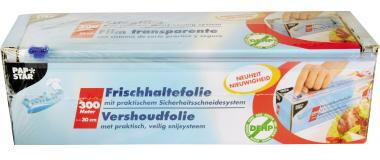 [9199125945] PAPSTAR Frischhaltefolie PAPSTAR 30 cm x 300 m (B x L) 7,5µm PVC