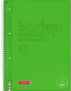 [9199126111] BRUNNEN Collegeblock BRUNNEN Student Colour Code DIN A4 (kiwi grün)