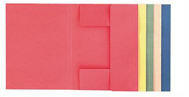 [9199129955] NEUTRALWARE Sammelmappe DIN A4 300g/m² Recyclingkarton gelb (rot)