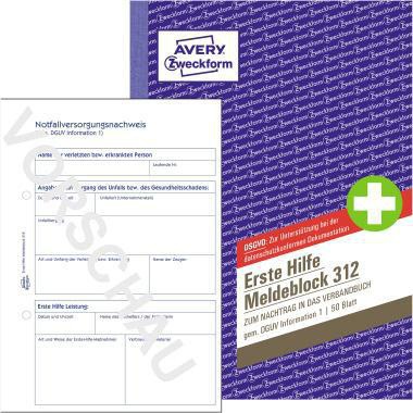 [9199130019] AVERY ZWECKFORM Verbandblock Avery Zweckform DIN A5 nicht (DIN A5)