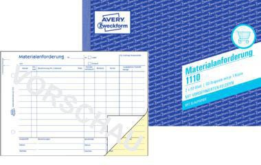 AVERY ZWECKFORM Materialanforderung Avery Zweckform DIN A5 quer nicht