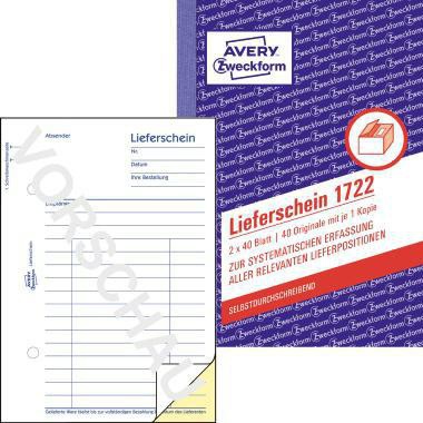 AVERY ZWECKFORM Lieferschein Avery Zweckform DIN A6