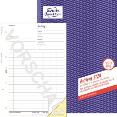 AVERY ZWECKFORM Auftragsformular Avery Zweckform DIN A4 60g/m²