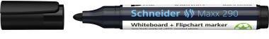 [9199130546] SCHNEIDER Whiteboard-/Flipchartmarker Schneider Maxx 290 2-3mm schwarz (schwarz, schwarz)