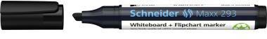 SCHNEIDER Whiteboard-/Flipchartmarker Schneider Maxx 293 2-5mm schwarz