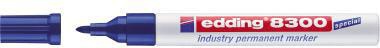 EDDING Permanentmarker edding 8300 industry 1,5-3mm blau