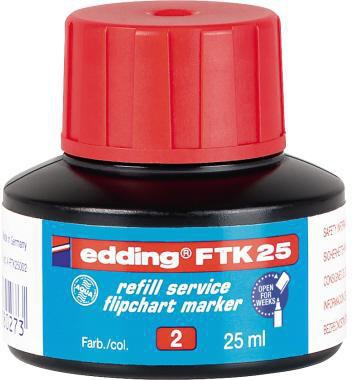 EDDING Nachfülltinte Marker edding FTK25 Flasche schwarz 25ml