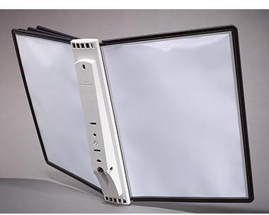 DURABLE Sichttafelwandhalter DURABLE SHERPA® WALL 5 DIN A4 inkl.