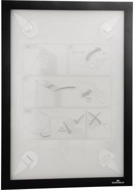 [9199131379] DURABLE Magnetrahmen DURABLE WALLPAPER DIN A4 inkl. Ersatzset (schwarz)