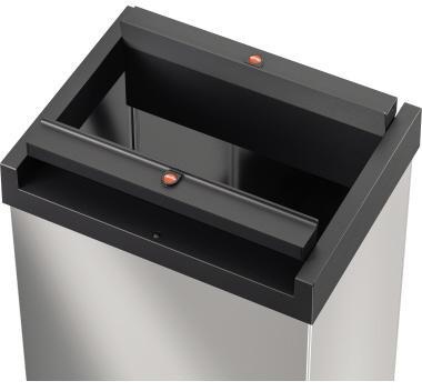HAILO Abfalleimer Hailo Big-Box Swing L 35l Edelstahl