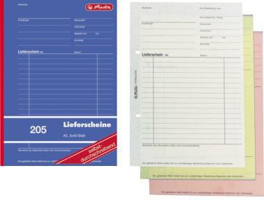 [9199132431] HERLITZ Lieferschein Herlitz DIN A5 selbstdurchschreibend 3