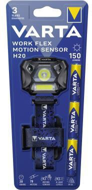 VARTA Stirnlampe Varta Work Flex® Motion Sensor H20