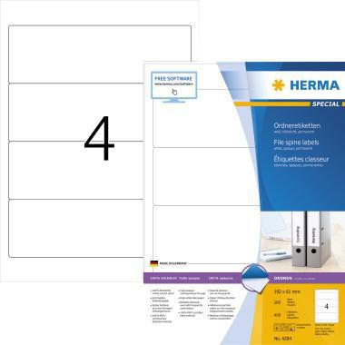 [9199132914] HERMA Ordnerrückenetikett HERMA breit/kurz 61 x 192 mm (B x H)