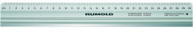 RUMOLD Schneidelineal RUMOLD 50cm oberseitig ohne mm-Facette