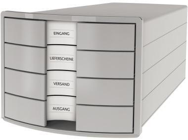 HAN Schubladenbox HAN IMPULS 4 Schubladen DIN A4 DIN C4