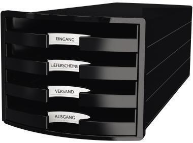[9199134555] HAN Schubladenbox HAN IMPULS 4 Schubladen DIN A4 DIN C4