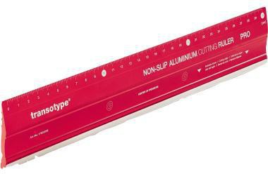 [9199135237] TRANSOTYPE Schneidelineal transotype PRO 30cm ohne mm-Facette auf