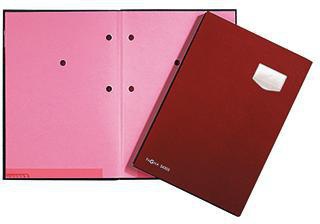 [9199135285] PAGNA Unterschriftenmappe PAGNA de Luxe DIN A4 Kunststoff blau (rot)