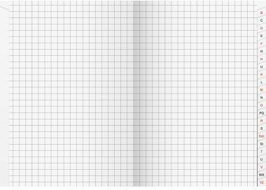 KÖNIG & EBHARDT Registerbuch König & Ebhardt DIN A6 kariert 70g/m² 96
