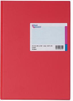 [9199135316] KÖNIG & EBHARDT Kladde König & Ebhardt DIN A4 kariert rot 96
