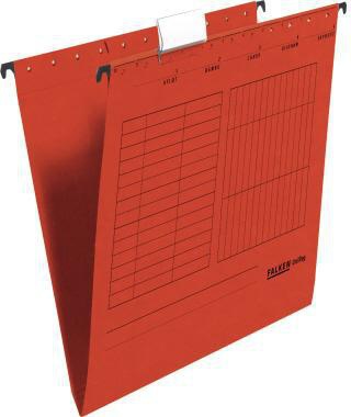[9199135549] FALKEN Hängemappe Falken UniReg DIN A4 230g/m² (rot)