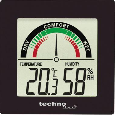 TECHNOLINE Thermometer technoline® WS 9415 8,8 x 8,8 x 1,4 cm