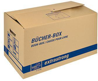 TIDYPAC Umzugskarton tidyPac® Bücherbox 57,5 x 29,5 x 33,5 cm