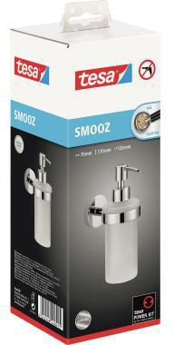 [9199138748] TESA Seifenspender tesa® SMOOZ 7 x 17 x 12,6 cm (B x H x T)