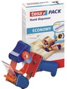 TESA Packbandabroller tesa® Economy Metall rot/blau