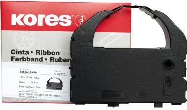 [9199139318] KORES Druckerfarbband Kores 642 Epson S015262 Nylon schwarz