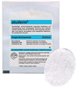 ALUDERM Augenkompresse aluderm® DuOcul oval Polyestervlies