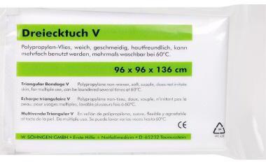 SÖHNGEN Dreiecktuch SÖHNGEN® V 96 x 96 x 136 cm (B x H x T)