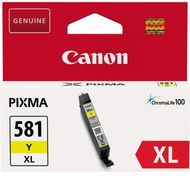 CANON Tintenpatrone Canon Originalzubehör CLI-581XL Y
