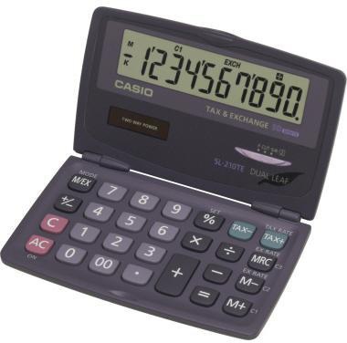 CASIO Taschenrechner CASIO® SL-210TE 1 x 10-stellig schwarz