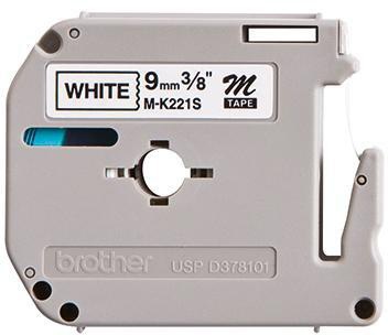 [9199142991] BROTHER Schriftbandkassette Brother P-touch M-K221S 9 mm x 4 m (B x