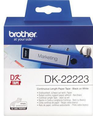 BROTHER Endlosetikett Brother 50 mm x 30,5 m (B x L) ohne