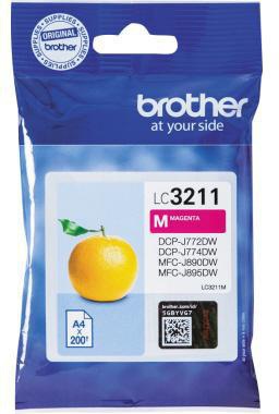 [9199143150] BROTHER Tintenpatrone Brother Originalzubehör LC-3211M ca. 200