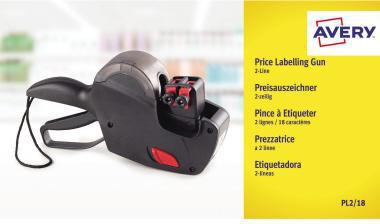 [9199143321] AVERY ZWECKFORM Preisauszeichnungsgerät Avery Zweckform PL2/18 2 Druckzeilen 18