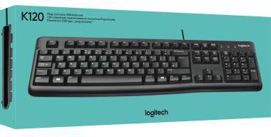 LOGITECH Tastatur Logitech K120 Windows® universell USB-A