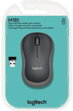 LOGITECH Optische PC Maus Logitech M185 Linkshänder Rechtshänder