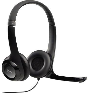 LOGITECH Headset Logitech H390 USB-A-Stecker schwarz