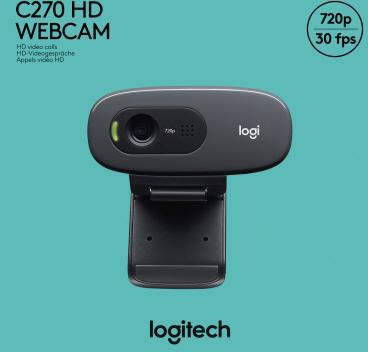 LOGITECH Webcam Logitech C270 71,5 x 24,2 x 31,3 mm (B x