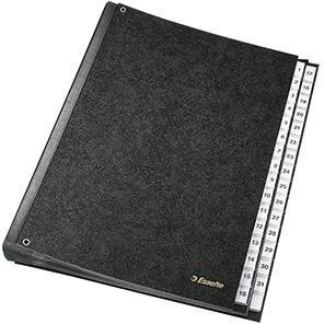 ESSELTE Pultordner Esselte DIN A4 1-31 Hartpappe schwarz 31
