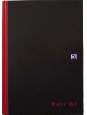 OXFORD Notizbuch Oxford Black n' Red DIN A4 liniert